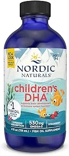 Nordic Naturals - DHA للأطفال ، تنمية معرفية صحية ووظيفة مناعية ، 4 أونصات