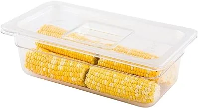 Restaurantware Cold Food Pan Lid - Plastic Storage Container 1/3 Size 1ct Box Met Lux Restaurantware