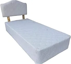 Deep Sleep Devan Bed with Headboard and Pillow Top Mattress Size 90X190 cm