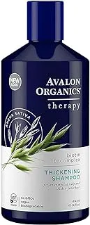 Avalon Organics Therapy Thickening Shampoo, Biotin B-Complex, 14 Oz