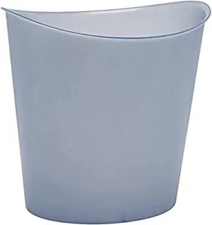 STERILITE 10311H06 3 Gallon/11.4 Liter Oval Wastebasket,(Gray), Black