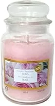 Dubai Garden Centre Rose Scented Candle In Large Jar 550 G