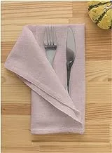 Home Town Plain Cotton Pink Table Napkin,40X40Cm