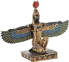 Design Toscano QL12219 Isis Goddess of Beauty Egyptian Decor Statue, 9 Inch, Full Color