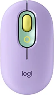 Logitech Pop Mouse, Wireless Mouse With Customizable Emojis, Silenttouch Technology, Precision/Speed Scroll, Compact Design, Bluetooth, Multi Device, Os Compatible Daydream, 910-006547