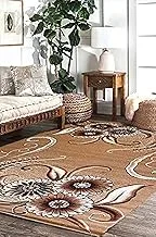 Al Salem Carpet Super Sabah Collection Carpet Classic Tradition Area Rug 180 cm X 270 Beige