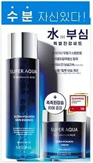 Missha Super Aqua Ultra Hyalron Moisture Boast مجموعة من خطوتين