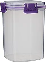 Sistema 61332 Klip It Accents Er Storage Container, 900 ml - Assorted Colours