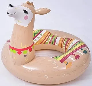 Jilong 37609 Alpaca Inflatable Float Ring - Multicolor