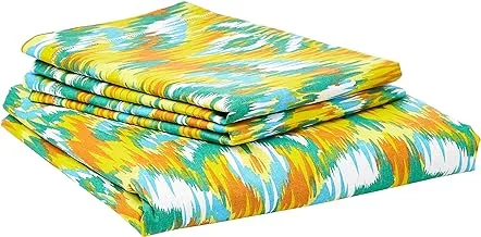 Story At Home Flat Double Bedding Set, Multi-Colour, 225 X 250 Cm, Mg1511, 3 Pieces