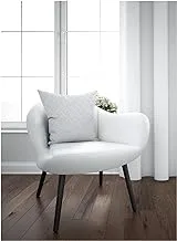 Home Town Embossed Poly Fill White Cushion With Filler,45X45X3Cm