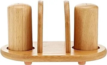 Harmony napkin holder with salt & pepper shaker set 19.5x12.7x11cm y-807