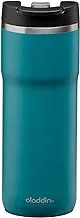 Aladdin Barista Java Thermavac™ Leak-Lock™ Thermavac Stainless Steel Travel Mug 0.47L Aqua Blue – Leakproof | Double Wall Vacuum Insulated Cup | Keeps Hot for 4 Hours | BPA-Free | Dishwasher Safe