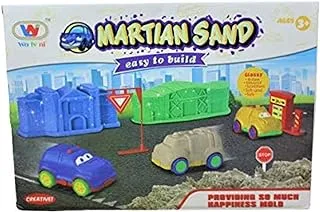 Martian Sand City & Vehicle (City & Car Set-Magic Sand)