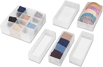 Whitmor Drawer Organizers Set of 6