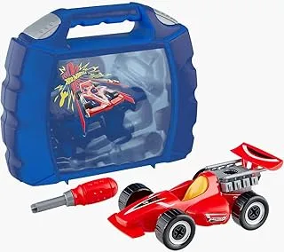 Theo Klein 8013 Hot Wheels Grand Prix Case, Toy, Multi-Colored