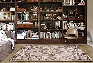 Al salem kahraman collection carpet classic tradition area rug 150 cm x 230 beige