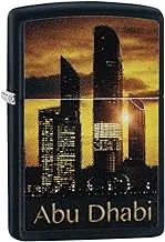 ولاعة Zippo CI412380 Abudhabi Skyline Design مقاومة للرياح