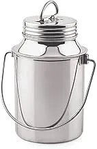 Raj Screw Lid Storage Container, 4.5 Liter, Silver, SB04.5, Oil Container , Milk Container , Food Storage , Cereals, Pulses, Spices & Flour Storage