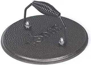 Lodge 19.05 cm / 7.5 inch Pre-Seasoned Cast Iron Round Grill Press