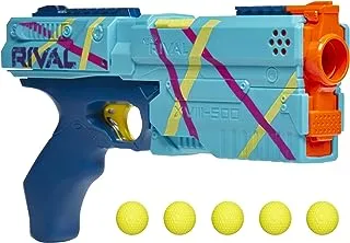 NERF Rival Kronos XVIII-500 Blaster, Breech-Load, 5 Rounds, Spring Action, 90 FPS Velocity, Teal Color Design (Amazon Exclusive)