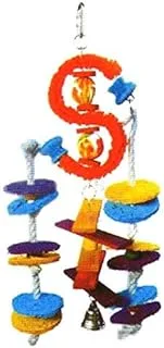 PADO BIRD TOY WITH BELL- 39X18 CM