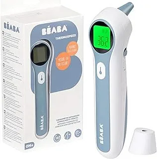 Béaba - Infrared Thermometer - For Adults, Childrens And Baby - 3 In 1 : Forehead, Ear And Environment Mode - Digital - Super Fast - Contactless Temperature Gun - Thermospeed