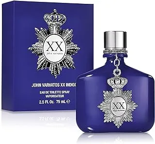 John Varvatos XX Indigo Blu Perfume for Men Eau De Toilette 75ML