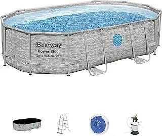 Bestway Power Steel Swim Vista Series Oval Pool Set 427X250X100Cm