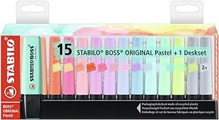 Stabilo BOSS ORIG PASTEL DESK SET 15CD