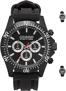 Cressi Nereus Sport Quartz Analogic Watch 200 Meter Waterproof with Chronograph