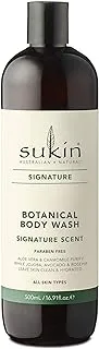 Sukin Botanical Body Wash, Signature Scent, 500 ml