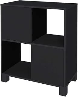 Artany Kuad Cabinet with 2 Doors, Black - W 67,5 cm x D 36 cm x H 76,5 cm, 7899805412025, 1