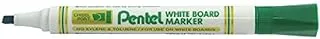 Pentel Chisel Point White Board Marker, Green Ink (Pack of 12)