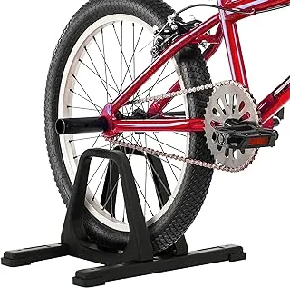 RAD Cycle products RAD Cycle Bike Stand Portable Floor Rack Bicycle Park for Smaller Bikes Lightweight and Sturdy Ready for The BMX Racing Track