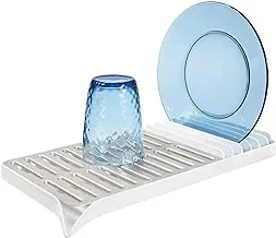 iDesign Austin Dish Drying Rack, Compact Dish Drainer