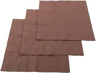 Paper napkins, 2 ply napkins, disposable napkins - brown - 16'' x 16'' - luxnap micropoint - 1800ct box - restaurantware