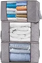 Sulfar Foldable Clothes Storage Box -Pack Of 3