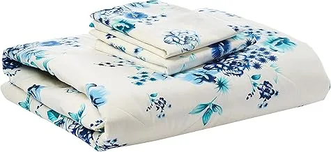 Swayam Veda Collection 160 Tc 100Percent Cotton Single Bib Duvet, Multi-Colour, 150 X 220 Cm, Bibs1342