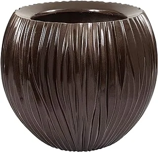 Gover River Bowl Planters (30 x 25cm, Brown)