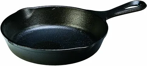 Lodge L3Sk3 Pre-Seasoned Skillet/Frying Pan, Black, 6 1/2 Inch , Round, Cast Iron