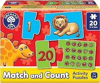 Orchard Toys Match and Count Jigsaw Puzzle ، متعدد الألوان