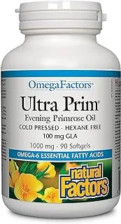 Natural Factors Ultra Evening Primose Oil 1000 Mg, 90 Softgels