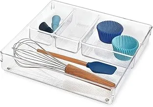 iDesign ID56530ES Linus Grand Drawer Organizer, ClearPlastic