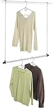 Whitmor Double Closet Rod Heavy Duty Closet Organizerchrome