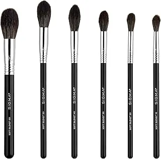 Sigma Beauty All-star Brush Set, 5 Pink face & eyes makeup brushes, Cruelty-free & vegan, soft synthetic fibers, 2 year warranty.