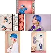 COOLBABY BTS Peripheral Photo Frame Official Same Concert Photo Frame Album Photo Frame Album Periphery Blue Hair