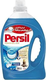 Persil Power Gel Liquid Laundry Detergent,With Deep Clean Technology, For Top Loading Washing Machines, Oud Perfume, 3L