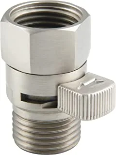 APLusee NW02-P Brass Shut-Off Shower/Bidet Control Valve Silver