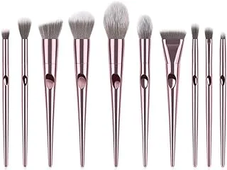 COOLBABY Makeup Brushes 10pcs Fingerprints Set Foundation Blending Brush Face Powder Blush Concealers Eye Shadows Make Up brush